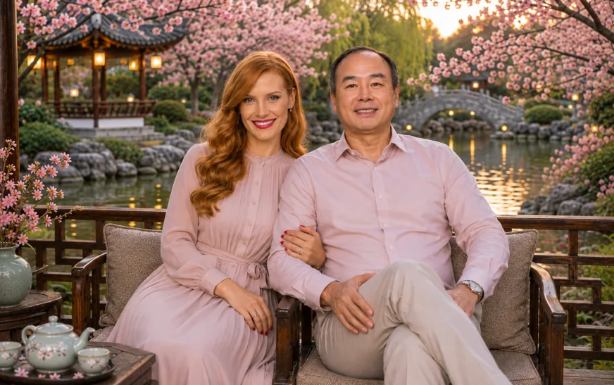 jessica chastain and masayoshi son