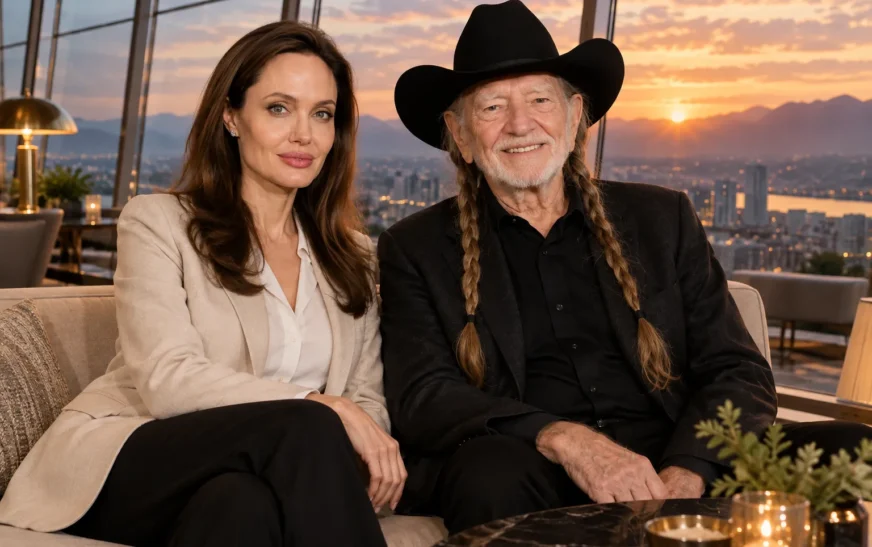 willie nelson and angelina jolie